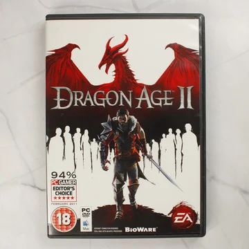 Dragon Age II videójáték tokjának előlapja