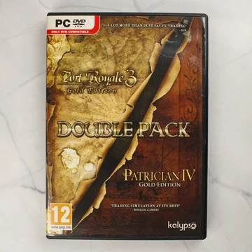 Port Royale 3 és Patrician IV Gold Edition Double Pack PC játék borítója