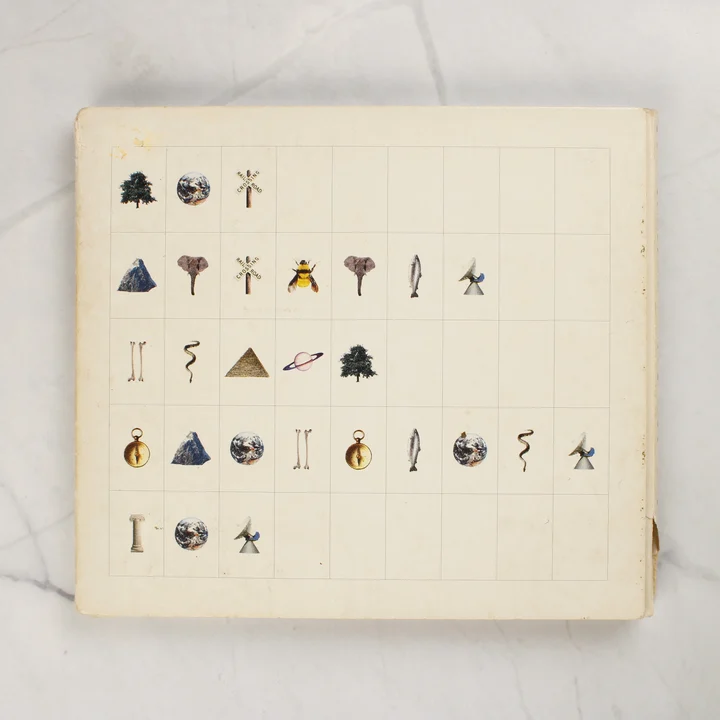 Pat Metheny Group Imaginary Day album borítója piktogramokkal