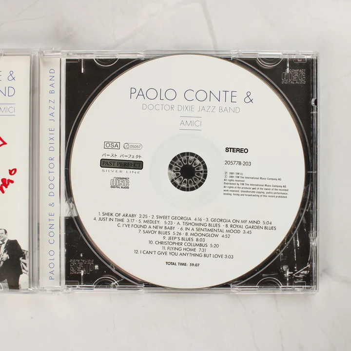Paolo Conte Amici CD lemez Paolo Conte Amici CD lemez a tokban
