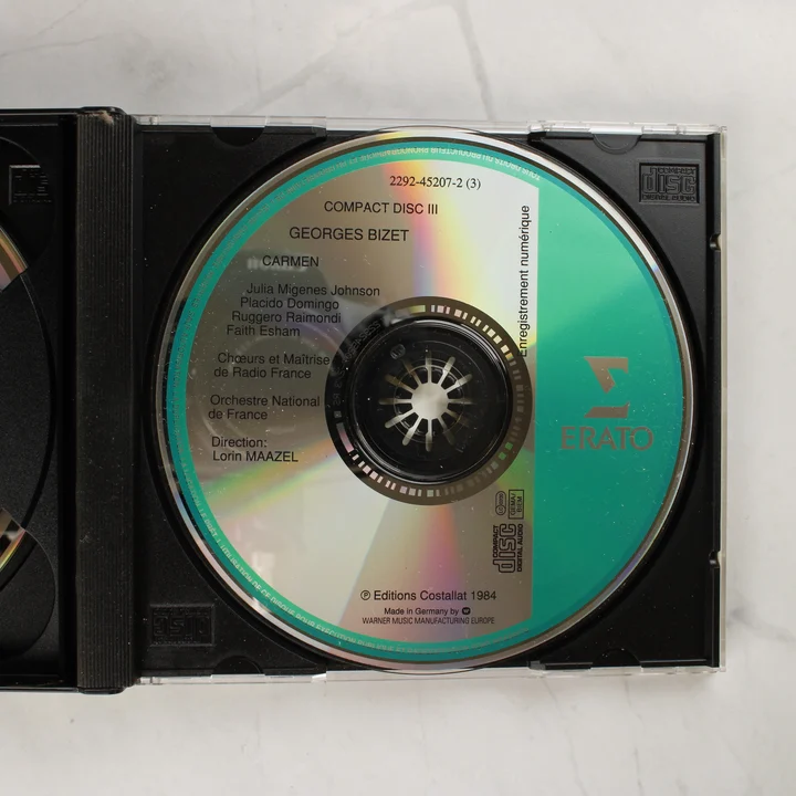 Bizet Carmen CD 3 A harmadik kompakt lemez a tokban