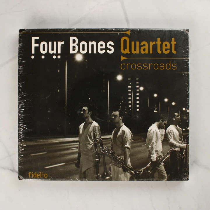 Four Bones Quartet Crossroads CD album előlapja fóliázva