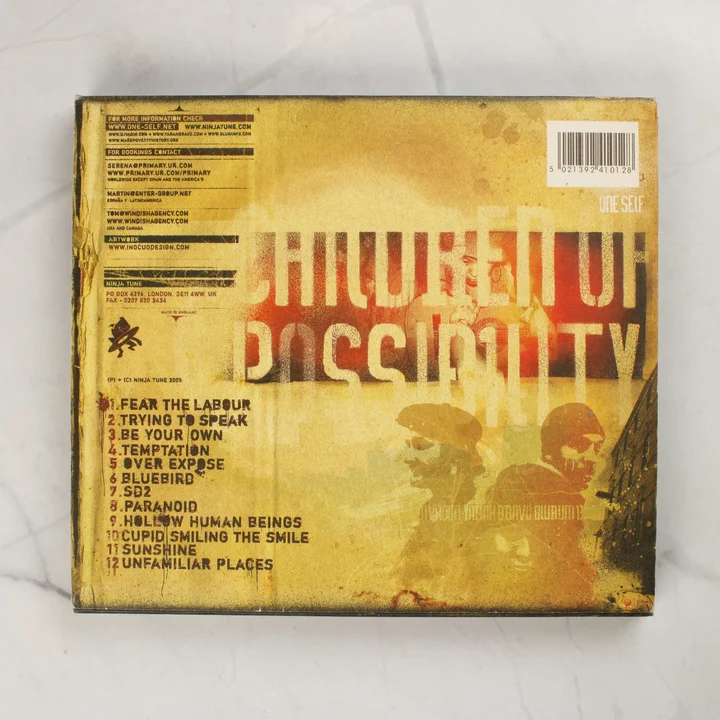 One Self Children of Possibility CD hátlap One Self Children of Possibility CD album hátoldala számlistával