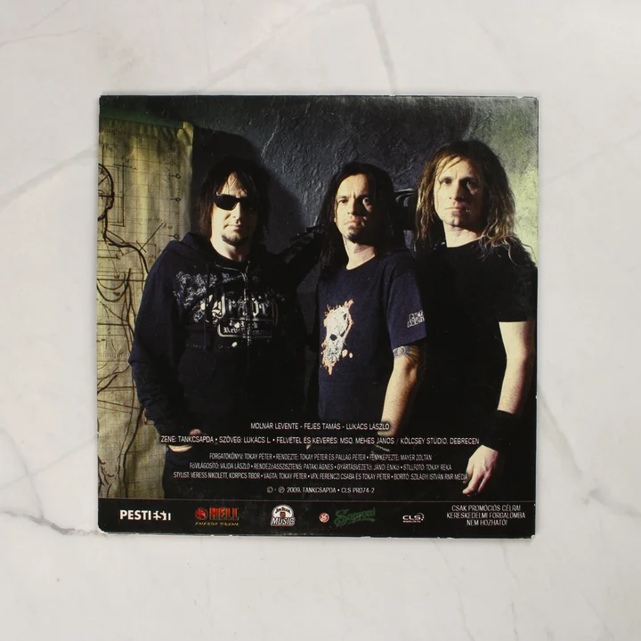 Tankcsapda Doktor Köszönet CD hátlap