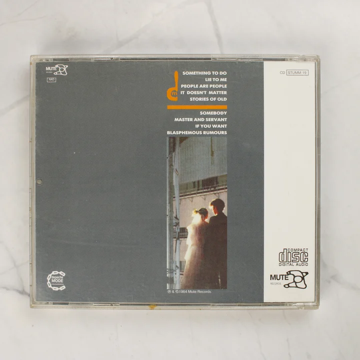 Depeche Mode Some Great Reward CD hátlapja