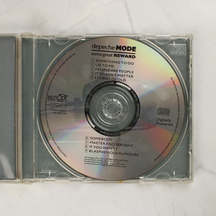 Depeche Mode Some Great Reward kompakt lemez a tokban