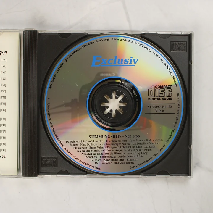 Johnny James Party Singers Stimmungshits Non Stop CD lemez a tokban