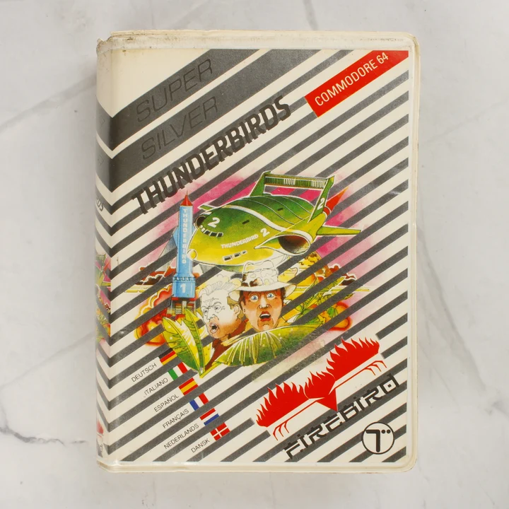 Thunderbirds Commodore 64 videójáték tokjának előlapja