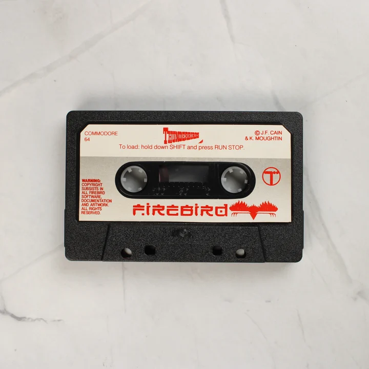 Thunderbirds Commodore 64 videójáték kazetta