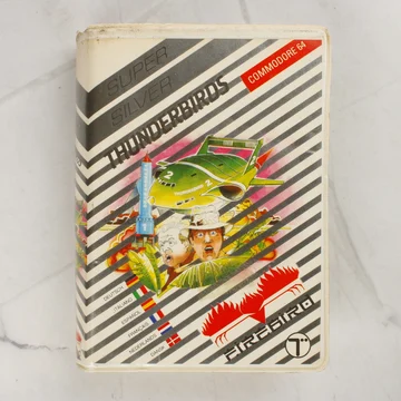 Thunderbirds Commodore 64 videójáték tokjának előlapja