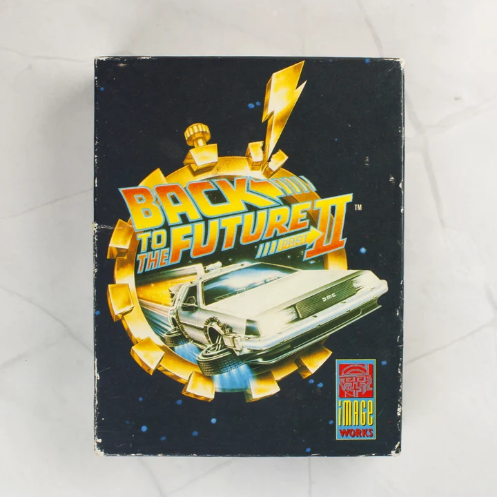 Back to the Future Part II Amiga játék dobozának eleje