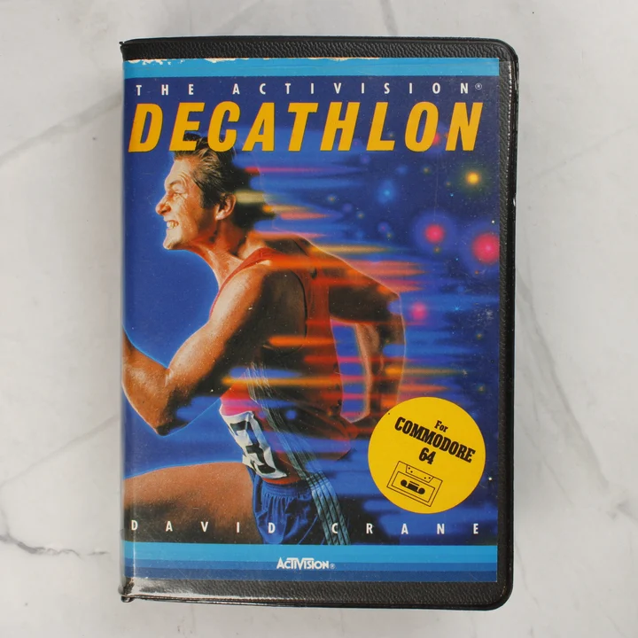 Activision Decathlon Commodore 64 játék előlapja