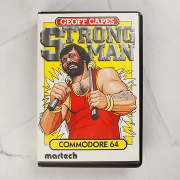Geoff Capes Strongman Commodore 64 játék előlapja