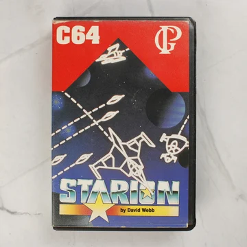 Starion Commodore 64 videójáték borítója