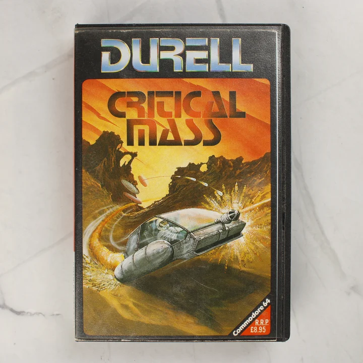 Critical Mass C64 előlap Critical Mass videójáték Commodore 64 tok előlapja