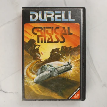 Critical Mass videójáték Commodore 64 tok előlapja