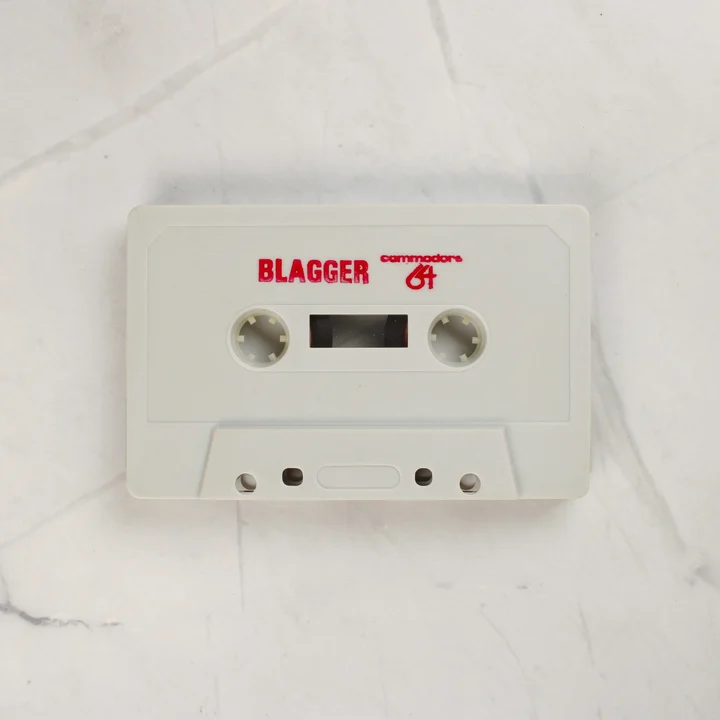 Blagger C64 kazetta Blagger Commodore 64 szoftverkazetta