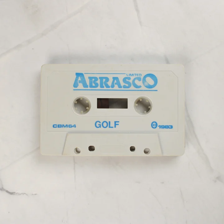 Abrasco Golf C64 kazetta Abrasco Golf Commodore 64 eredeti műanyag kazetta