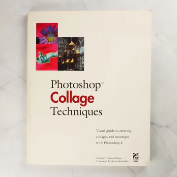 A Photoshop Collage Techniques könyv elülső borítója