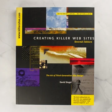 Creating Killer Web Sites Second Edition könyv előlapja