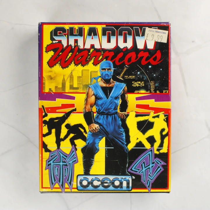 Shadow Warriors Amstrad CPC játék dobozának előlapja