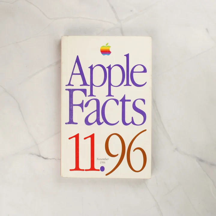 Az Apple Facts 11.96 termékkalauz előlapja