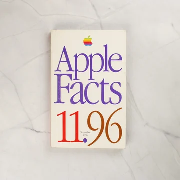 Az Apple Facts 11.96 termékkalauz előlapja