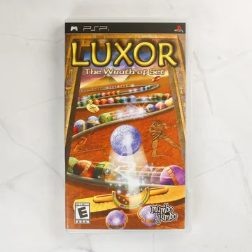 Luxor: The Wrath of Set PSP játék elülső borítója