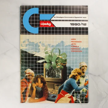 A C+ Újság 1990/12-es számának színes borítója
