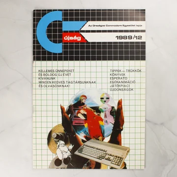 A C-Újság 1989. decemberi számának színes borítója