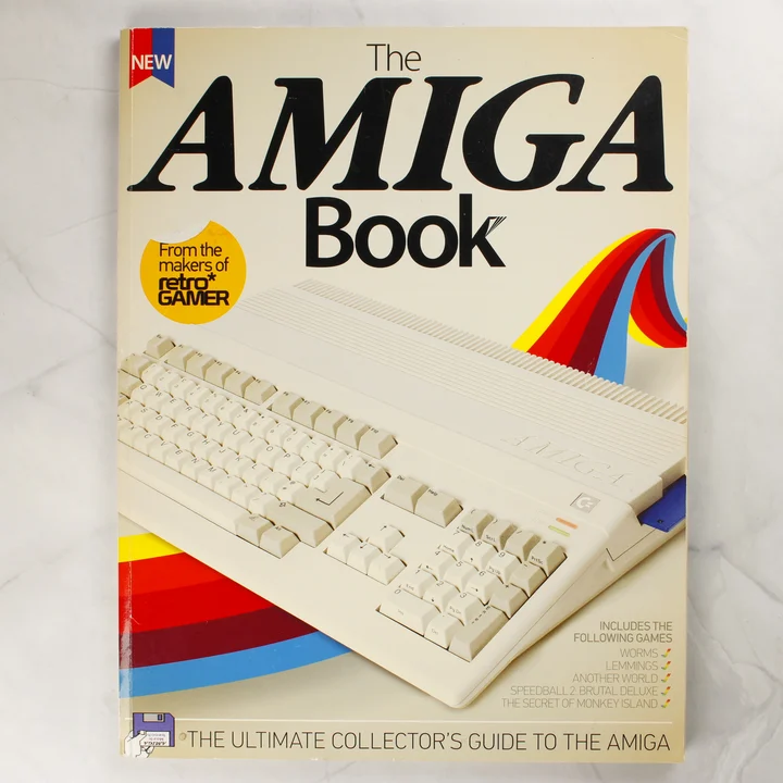 The Amiga Book elülső borító The Amiga Book elülső borítója egy Amiga 500 számítógéppel