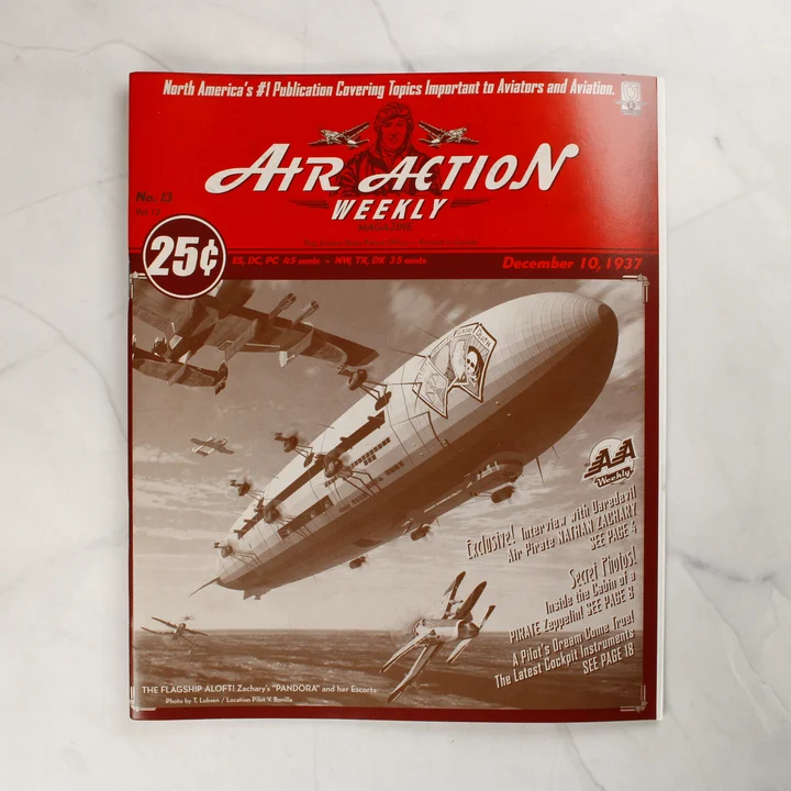 Air Action Weekly stílusú Crimson Skies játék kézikönyv