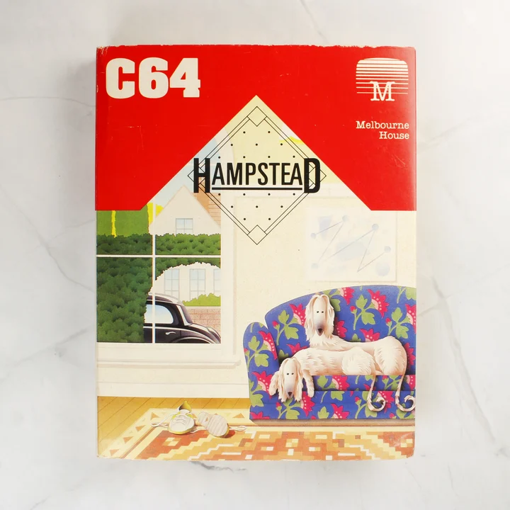 Hampstead C64 doboz Hampstead C64 videójáték dobozának előlapja