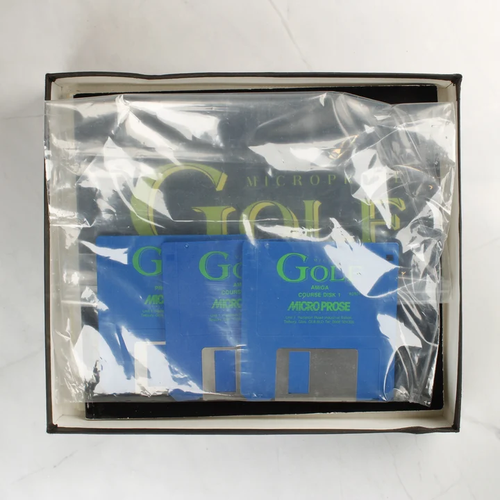 MicroProse Golf floppy lemezek