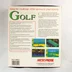 MicroProse Golf Amiga játék dobozának hátoldala