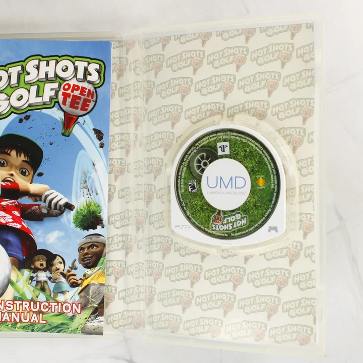 Hot Shots Golf: Open Tee PSP játék nyitott tokban