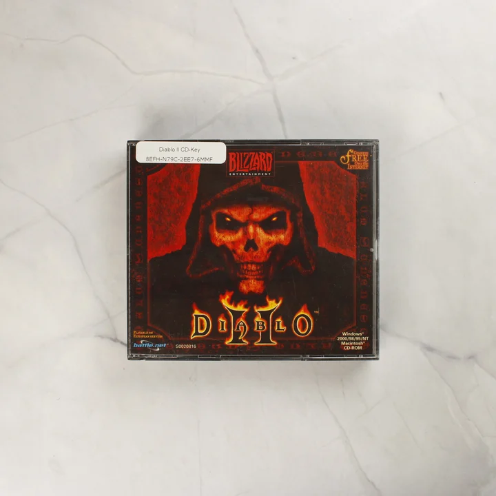 Diablo II CD-tok a sorozatszámmal