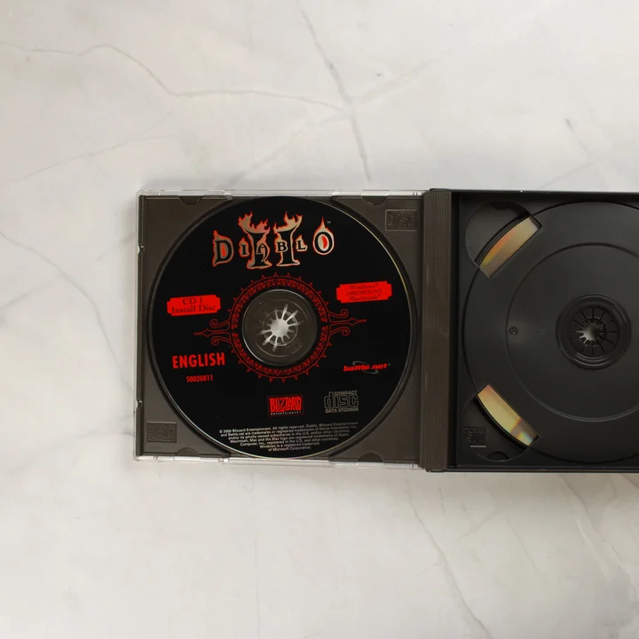 Diablo II Install Disc a tokban