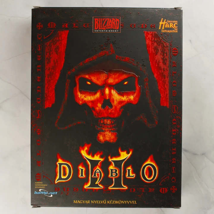 Diablo II nagy dobozos kiadás előlapja