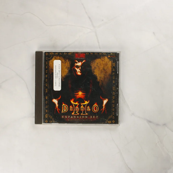 Diablo II Lord of Destruction CD-tok CD-kulccsal