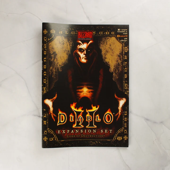 Diablo II Lord of Destruction használati útmutató borítója