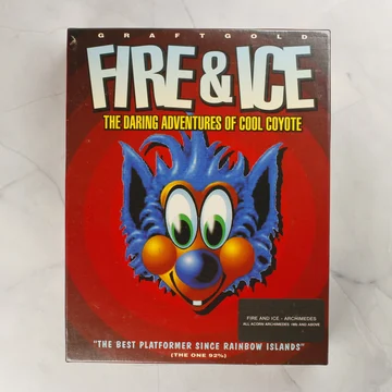 Fire & Ice Acorn Archimedes játék dobozának előlapja