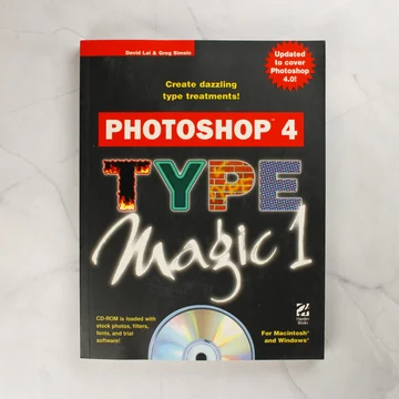 Photoshop 4 Type Magic 1 könyv előlapja