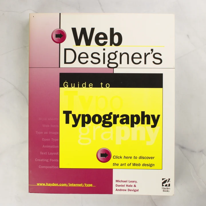 Web Designer's Guide to Typography elülső borító A Web Designer's Guide to Typography könyv elülső borítója