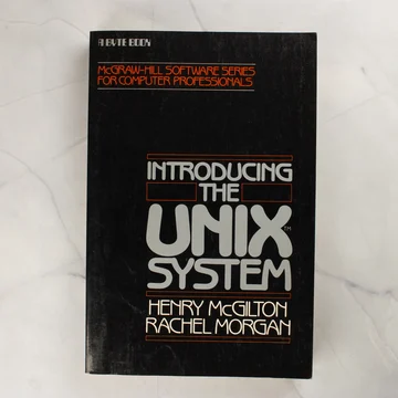 Az Introducing the UNIX System könyv fekete borítója