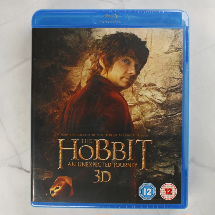 A Hobbit: Váratlan utazás belső kék Blu-ray tokja