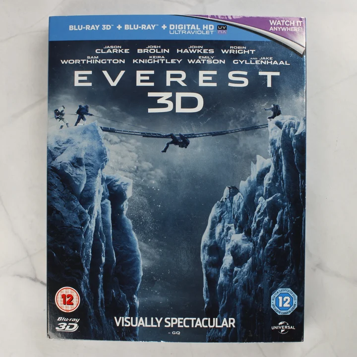 Everest 3D Blu-ray film karton védőborítója elölről