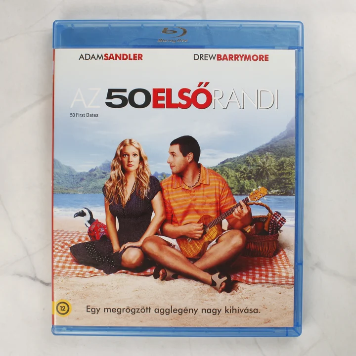 Az 50 első randi Blu-ray előlap Az 50 első randi Blu-ray tok előlapja