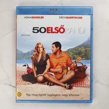 Az 50 első randi Blu-ray tok előlapja