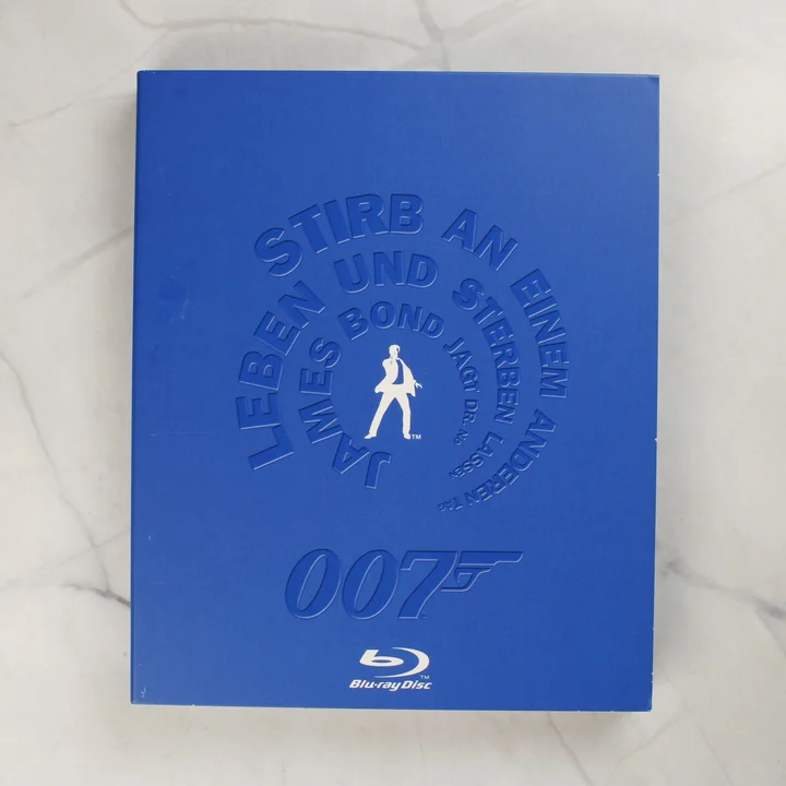 Kék dombornyomott belső Blu-ray tok